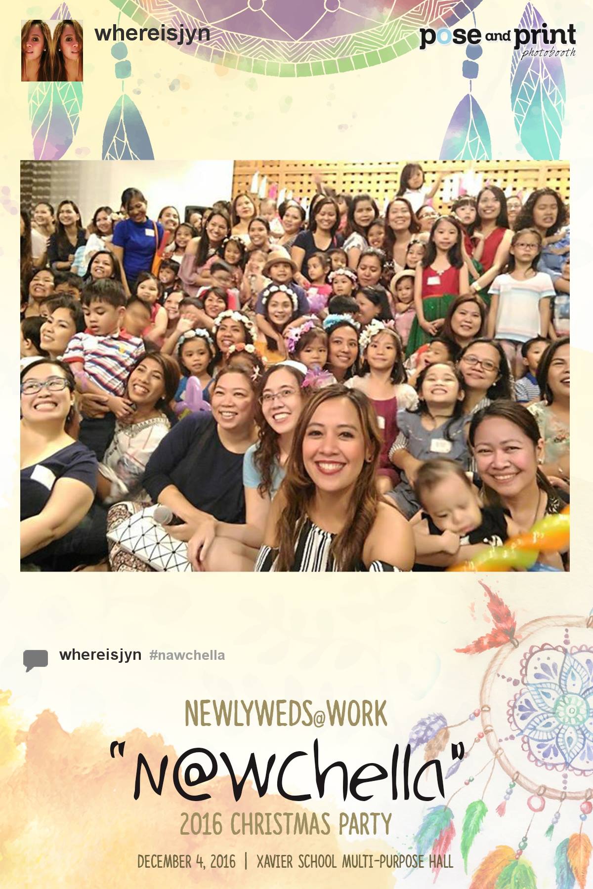 NewlyWeds@Work 2016 Christmas Party – Hashtag Project
