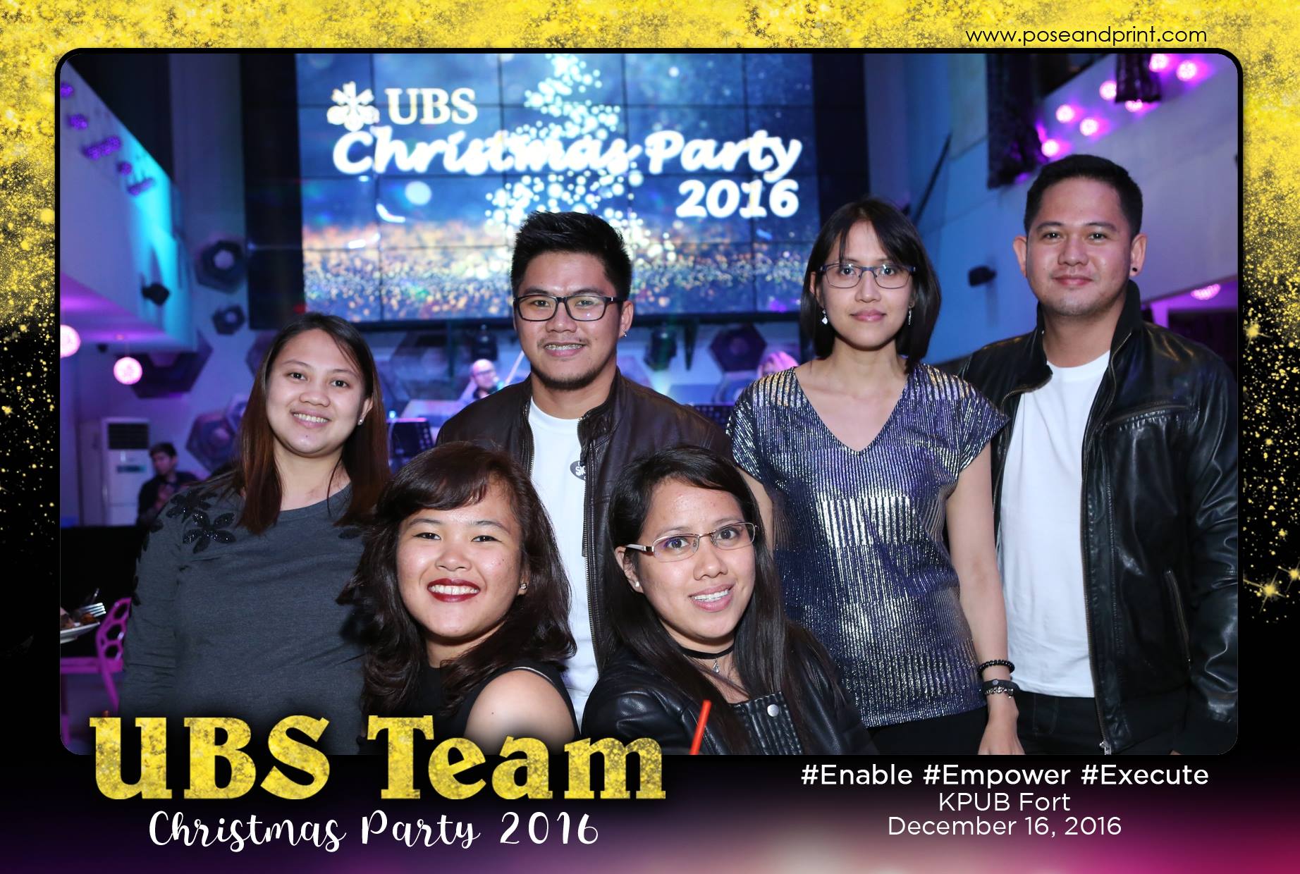 UBS Team Christmas Party 2016 – Photoman