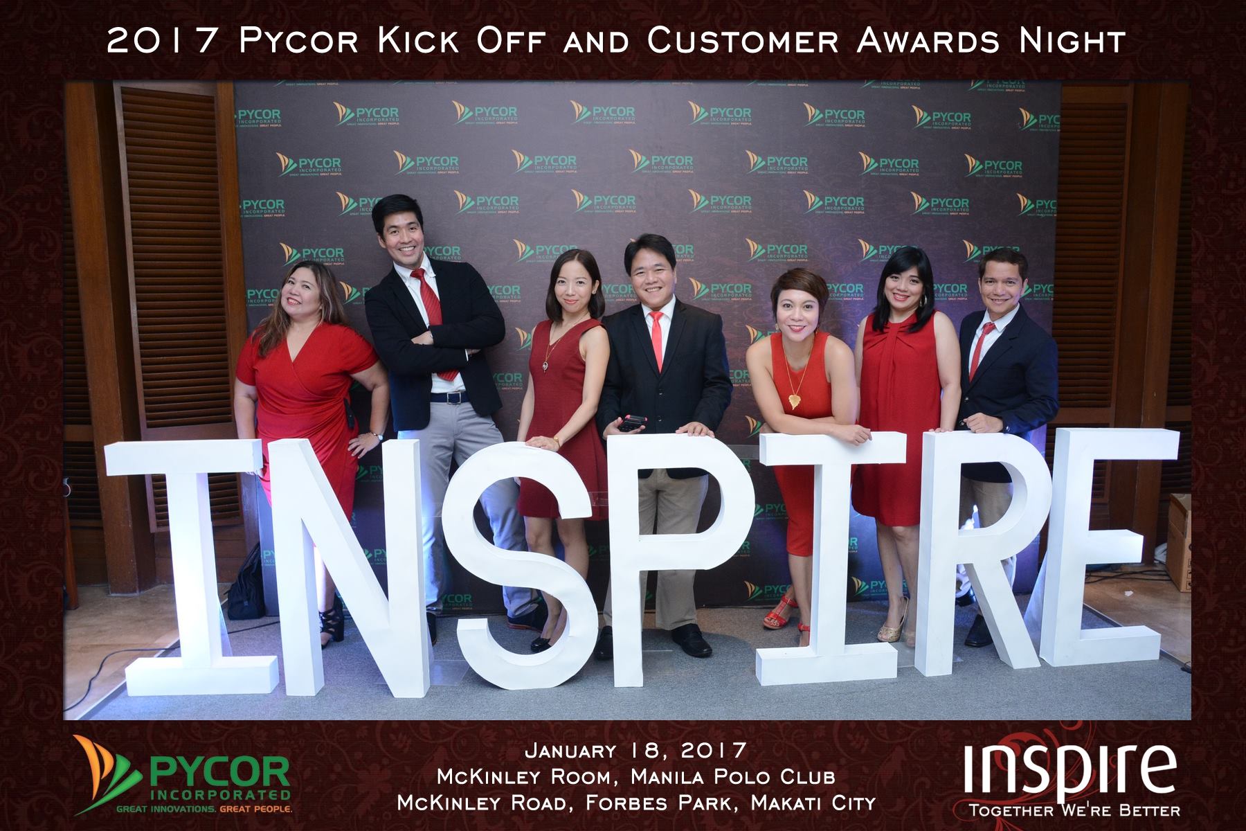 Pycor 2017 Kick Off and Customer Awards Night – Photoman