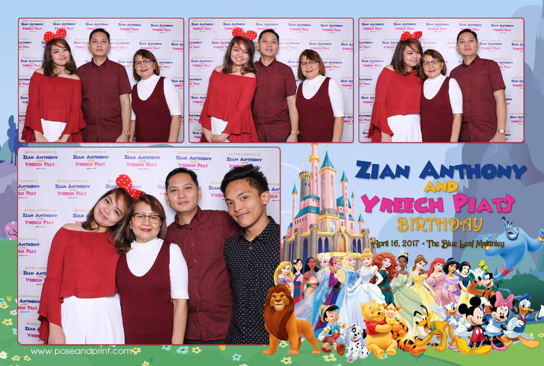 Zian Anthony and Yreech Piat’s Birthday