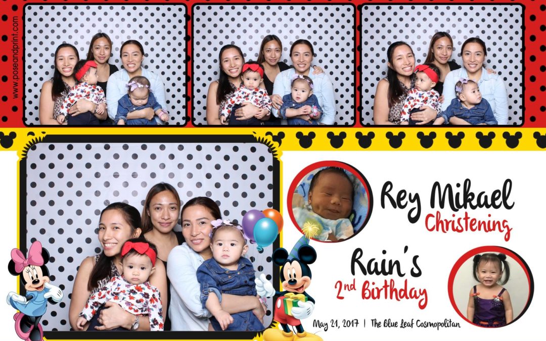 Rey Mikael’s Christening and Rain’s 2nd Birthday