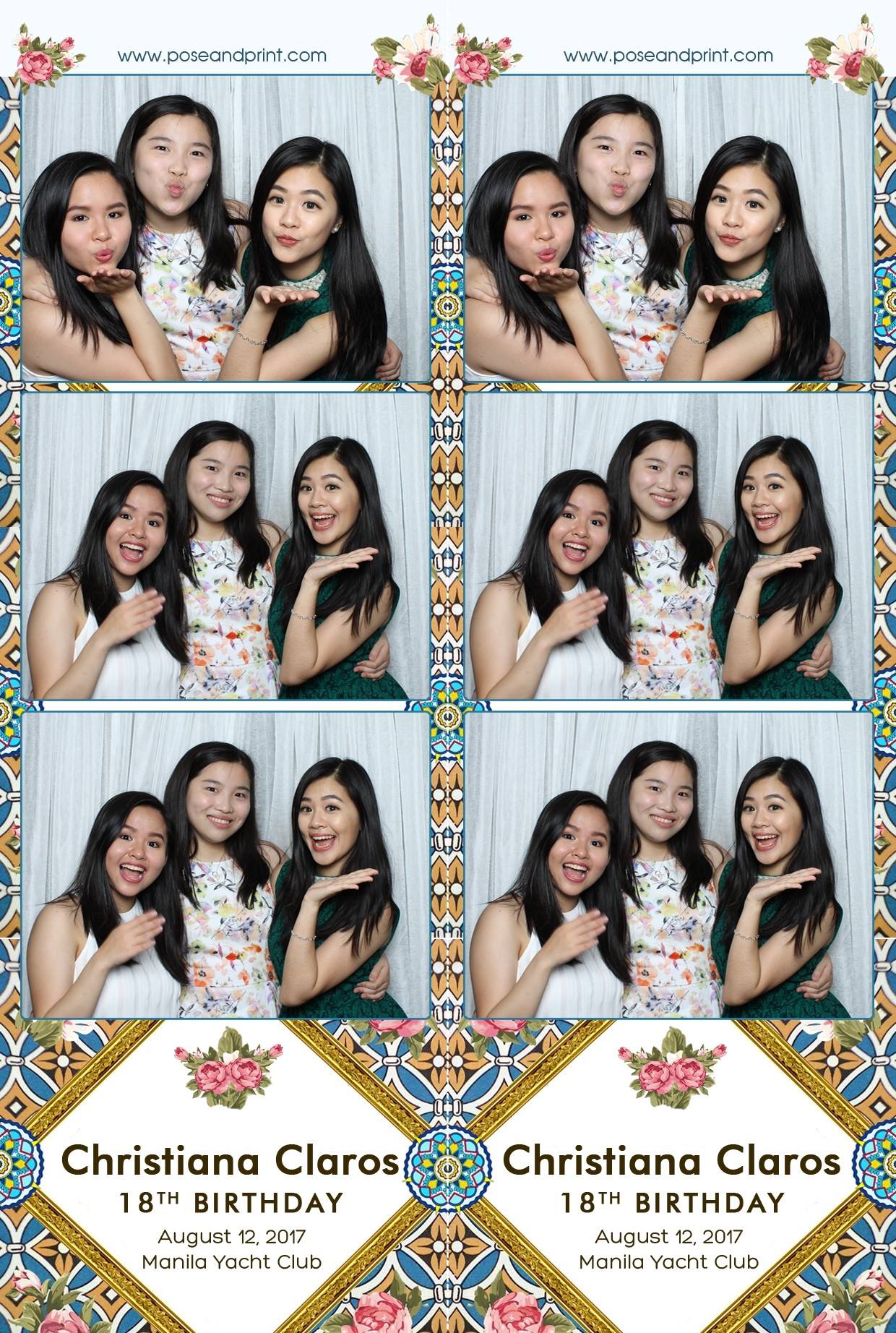 Christiana Claros’ 18th Birthday