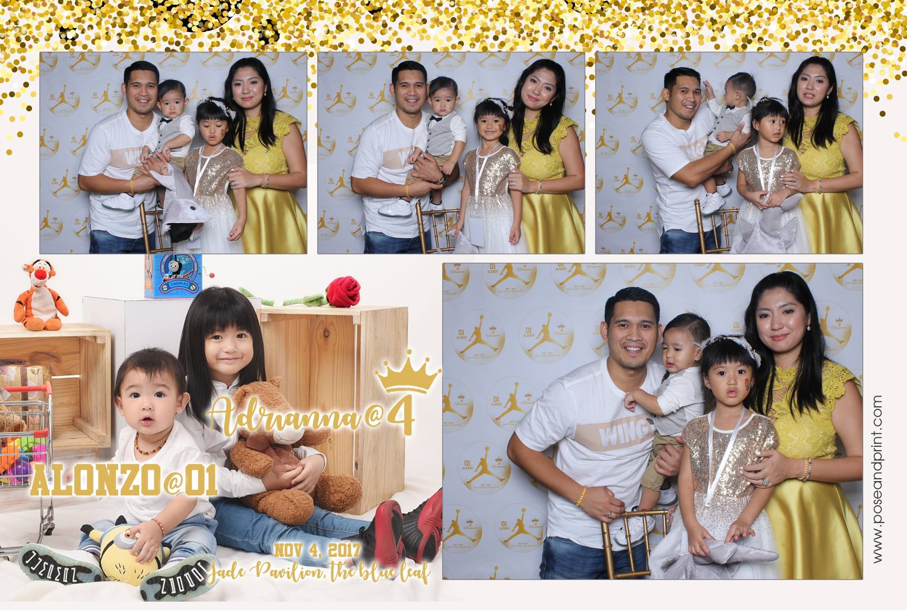 Alonzo’s 1st and Adrianna’s 4th Birthday