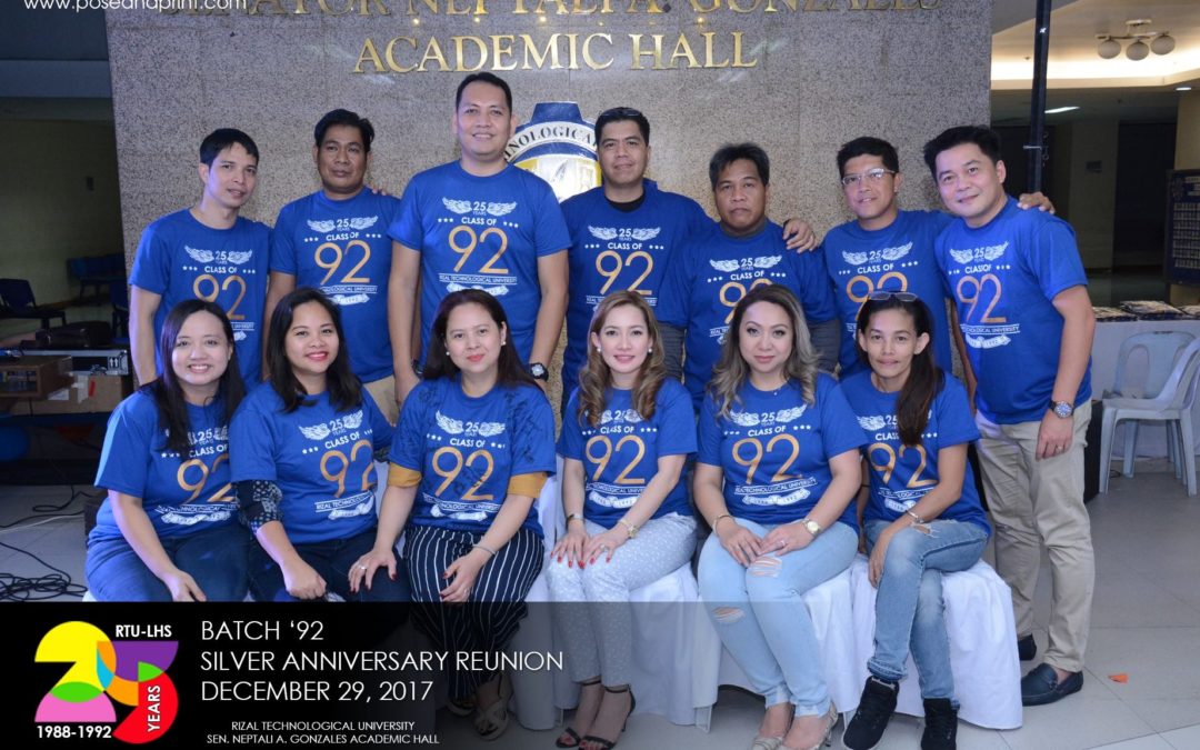 RTU Batch ’92 Silver Anniversary Reunion – Photoman