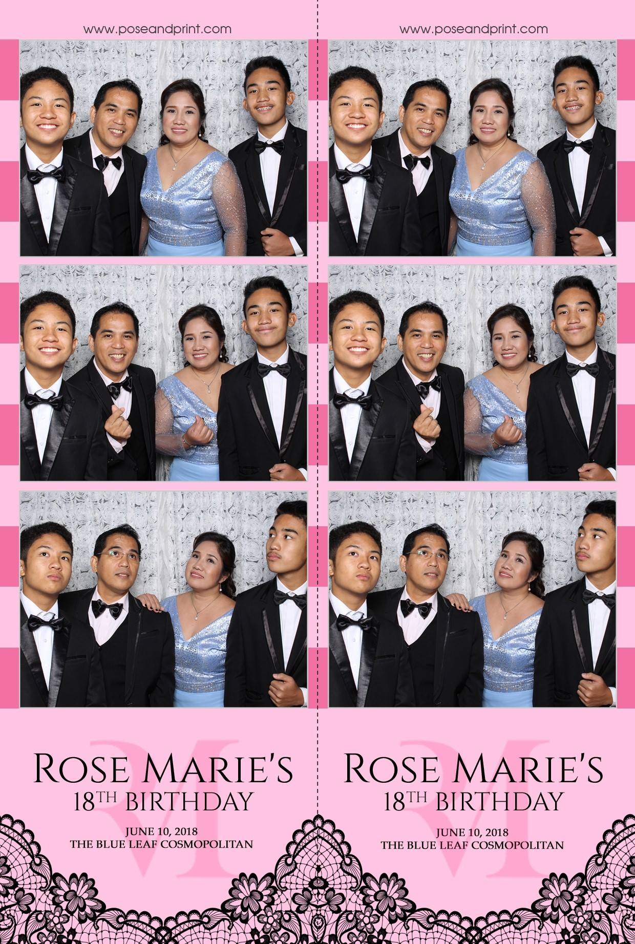 Rose Marie’s 18th Birthday