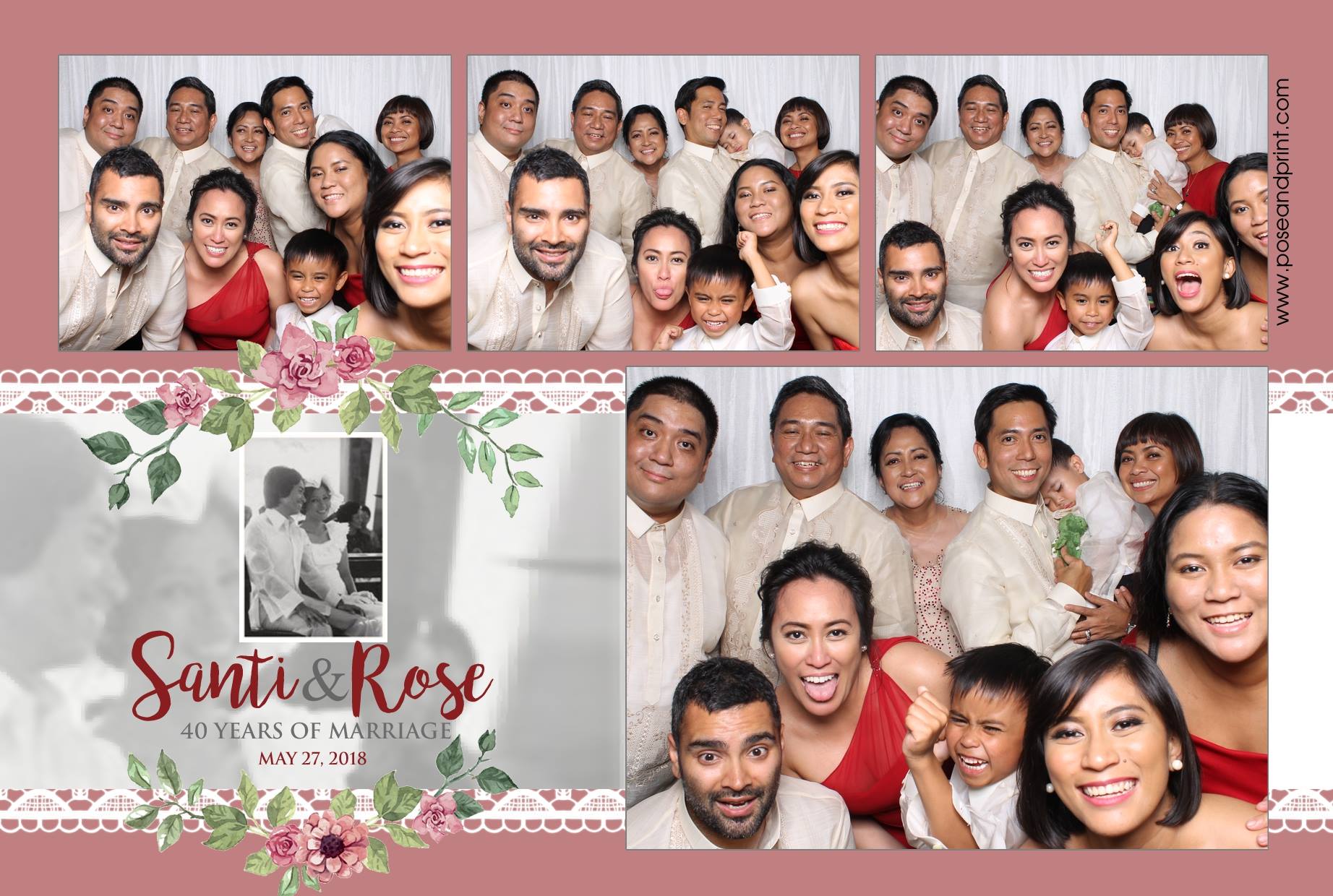 Santi and Rose’s 40th Wedding Anniversary