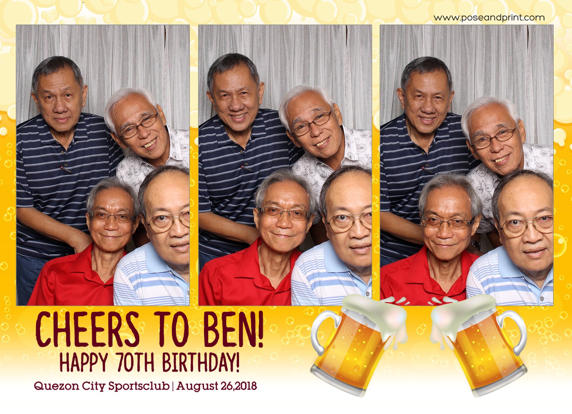 Cheers to Ben’s 70th Birthday