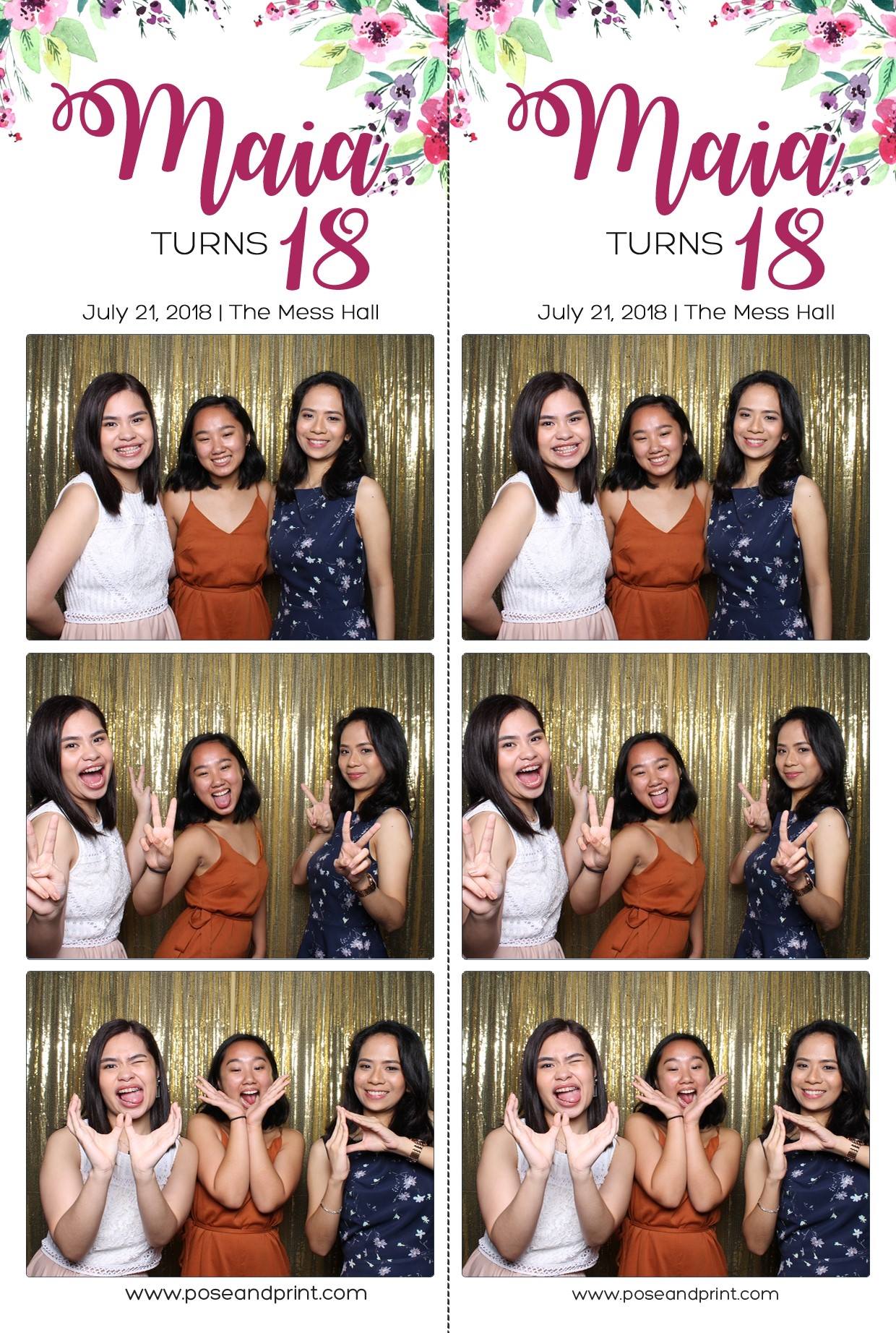Maia’s 18th Birthday