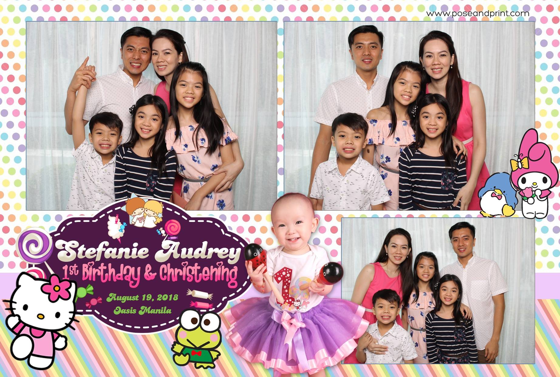 Stefanie Audrey’s 1st Birthday and Christening