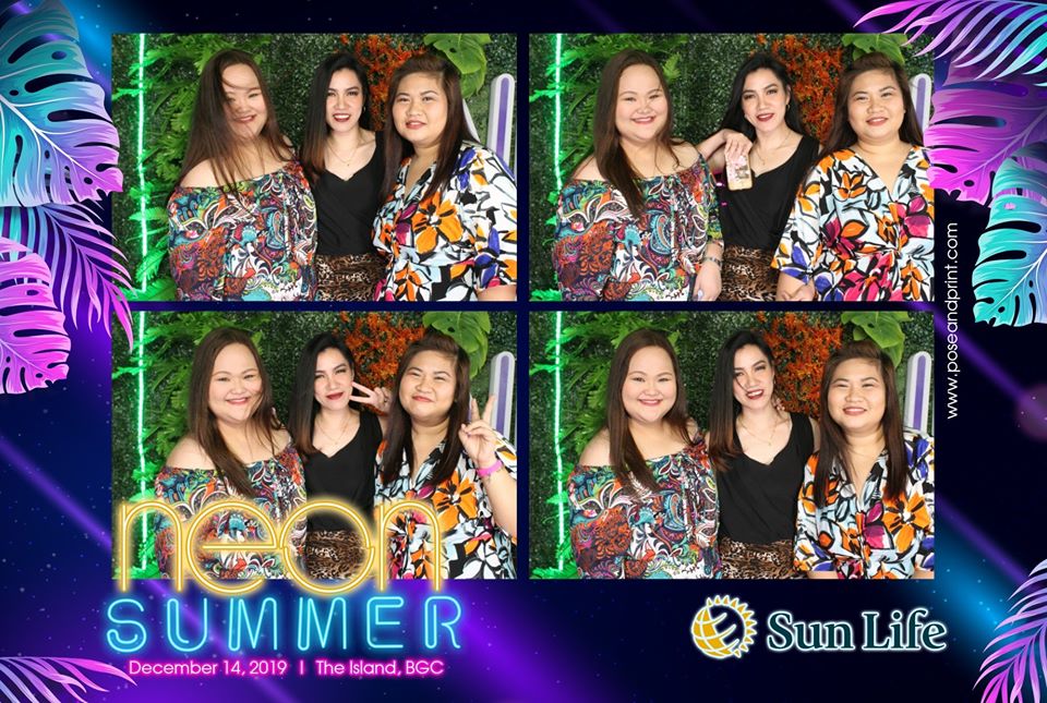Sun Life Neon Summer – Booth 1