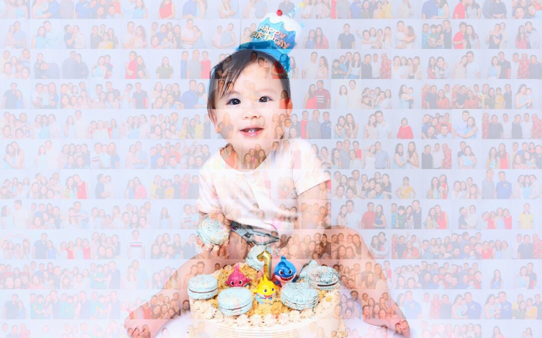 Jace’s First Birthday – Mosaic Booth