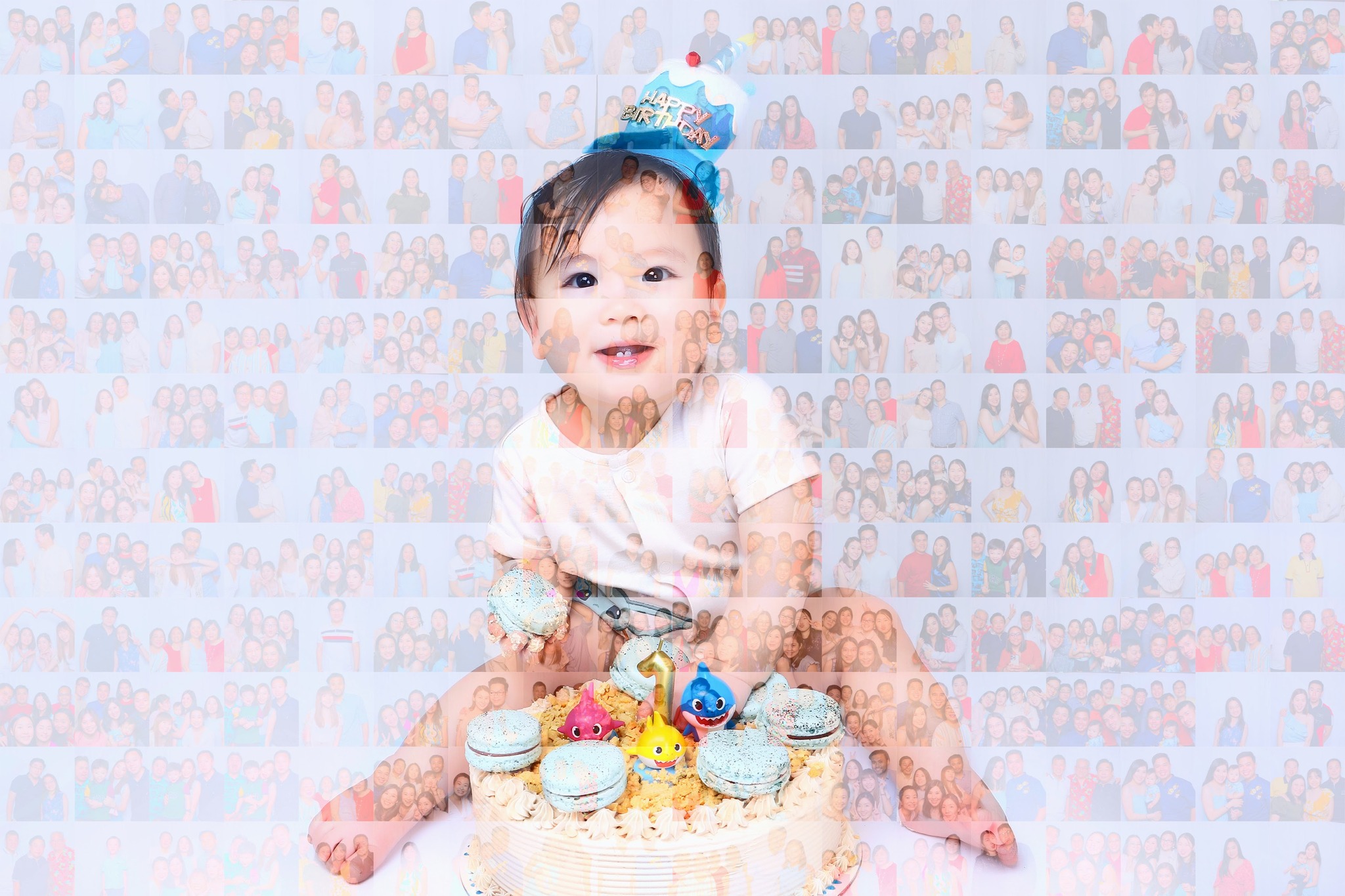 Jace’s First Birthday – Mosaic Booth