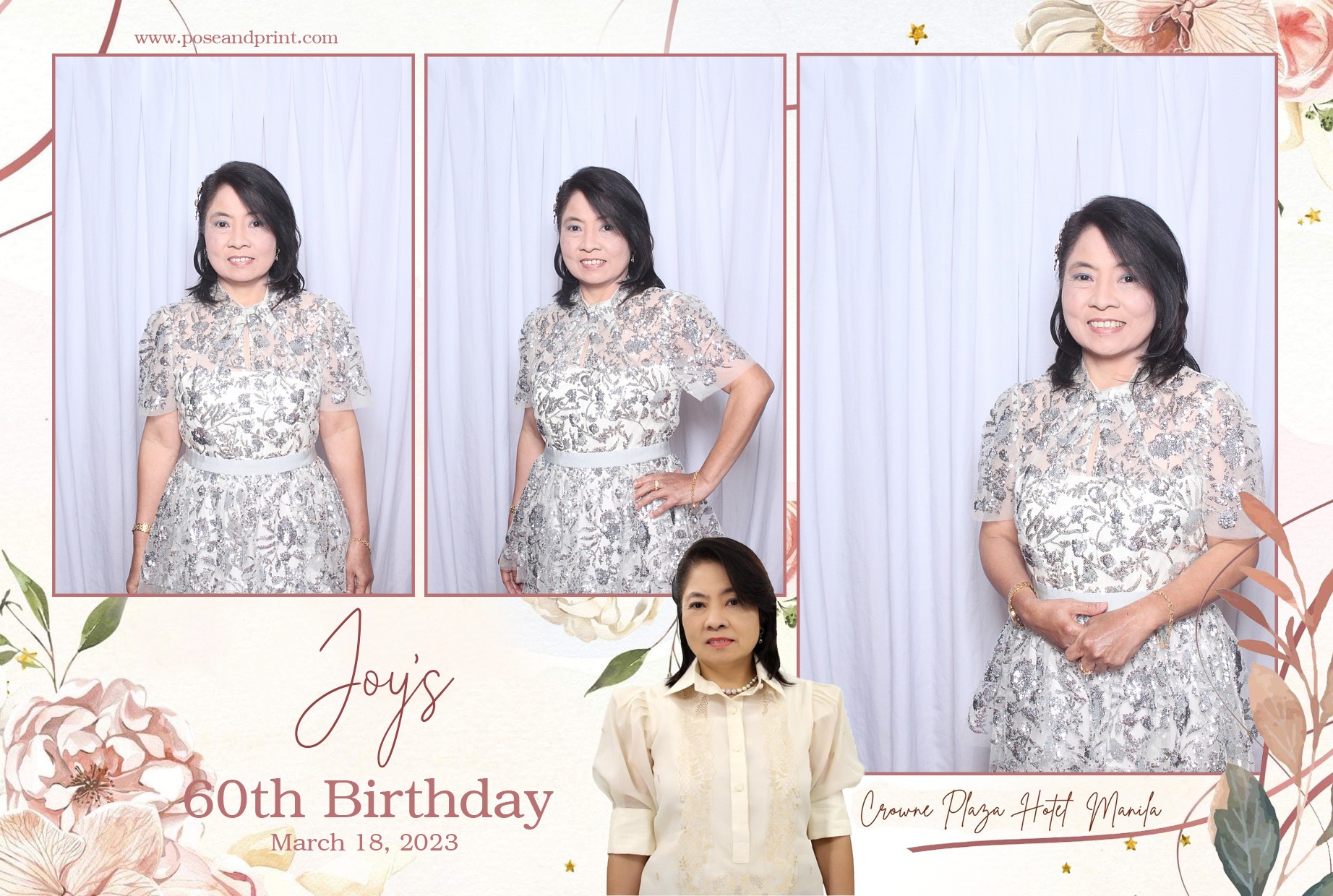 Joy's 60th Birthday - Mirror Booth