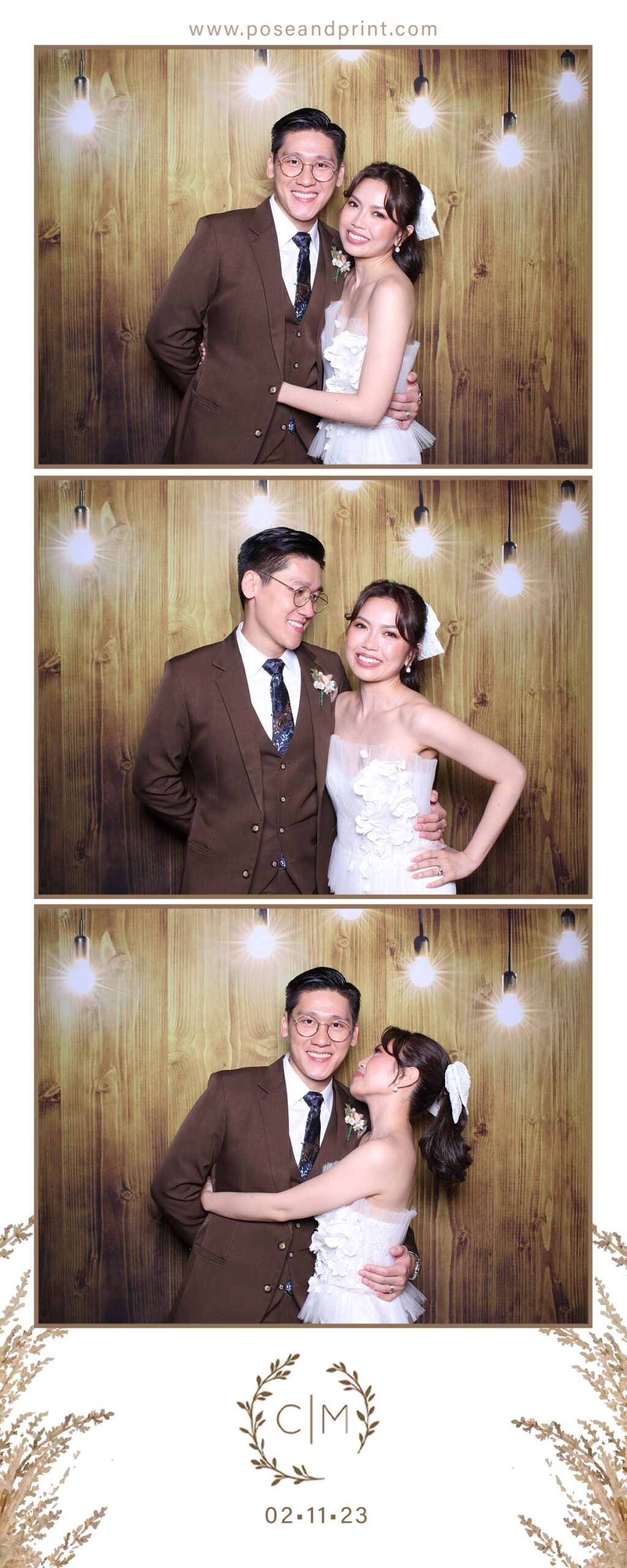 Cyril and Melissa’s Wedding – Mega Strips Booth