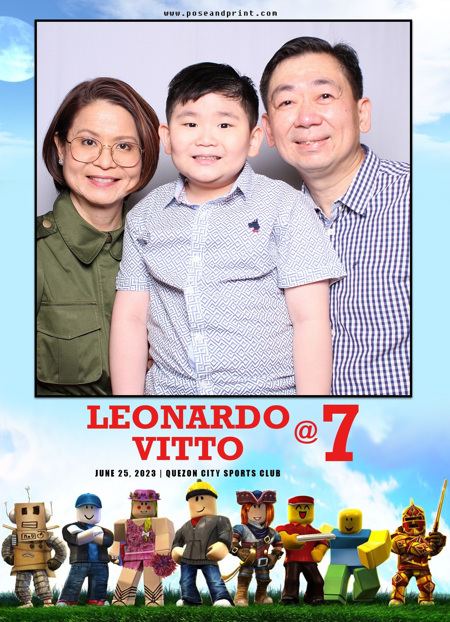 Leonardo Vitto's 7th Birthday - Toonify Prints
