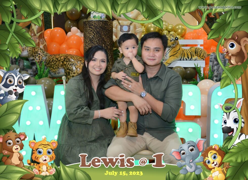 Lewis' 1st Birthday - Photoman - Pose And Print Photobooth Philippines