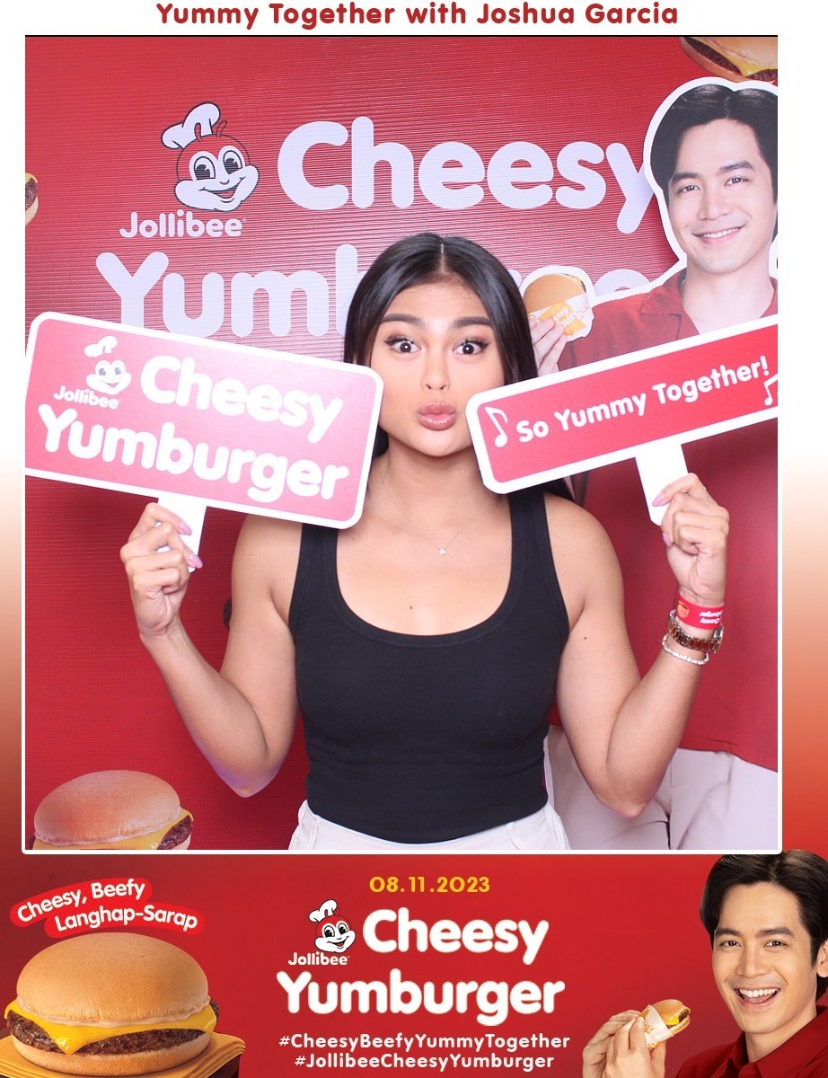 Jollibee Cheesy Yumburger with Joshua Garcia