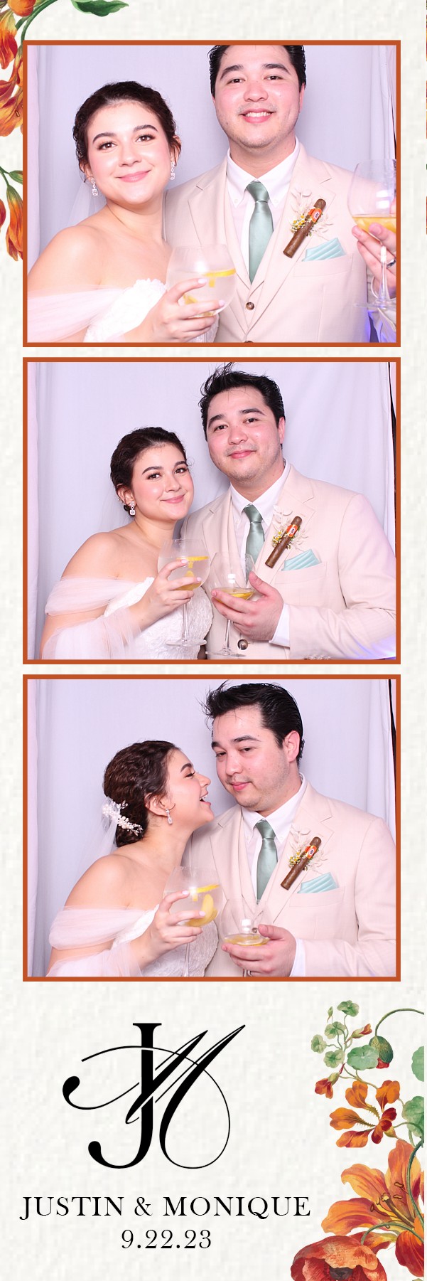 Justin and Monique’s Wedding – Vintage Booth