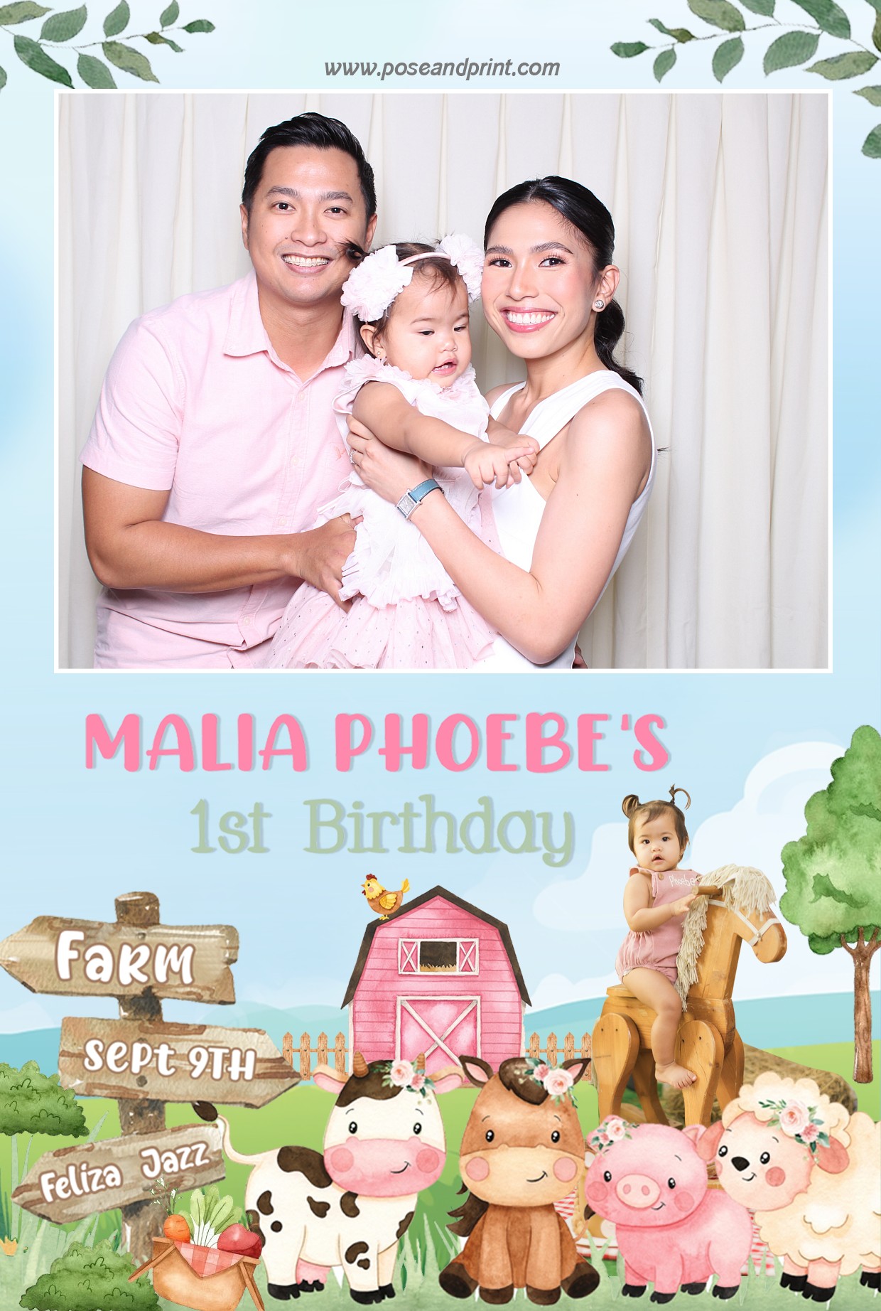 Malia Phoebe's 1st Birthday