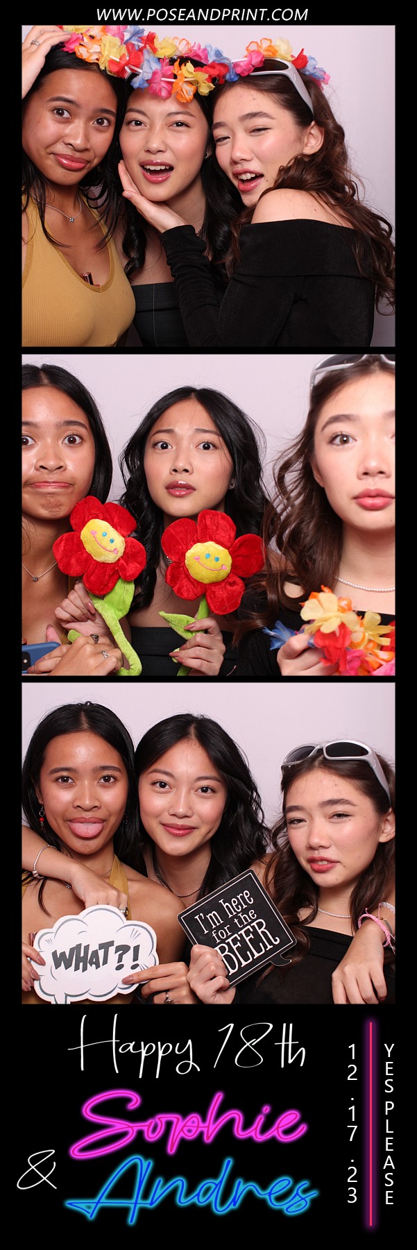 Sophie and Andres’ 18th Birthday – Vintage Booth